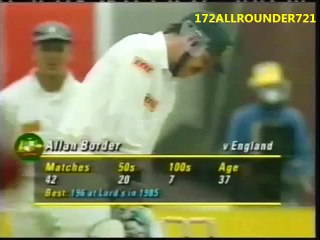 ALAN BORDER Super Cover Drives, 4 glorious runs, 1992
