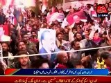 MQM protest in different cities against Imran khan's statement