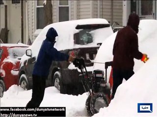 Dunya News- Snow Fall In United States Of America