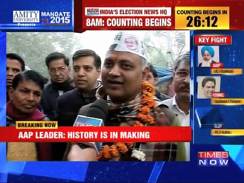 Winning Is Of Aam Aadmi : Somnath Bharti