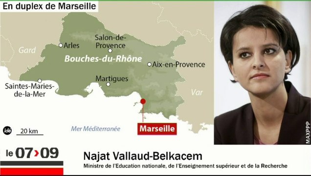 Najat Vallaud-Belkacem : On n'a pas fait la réforme de l'éducation prioritaire au doigt mouillé