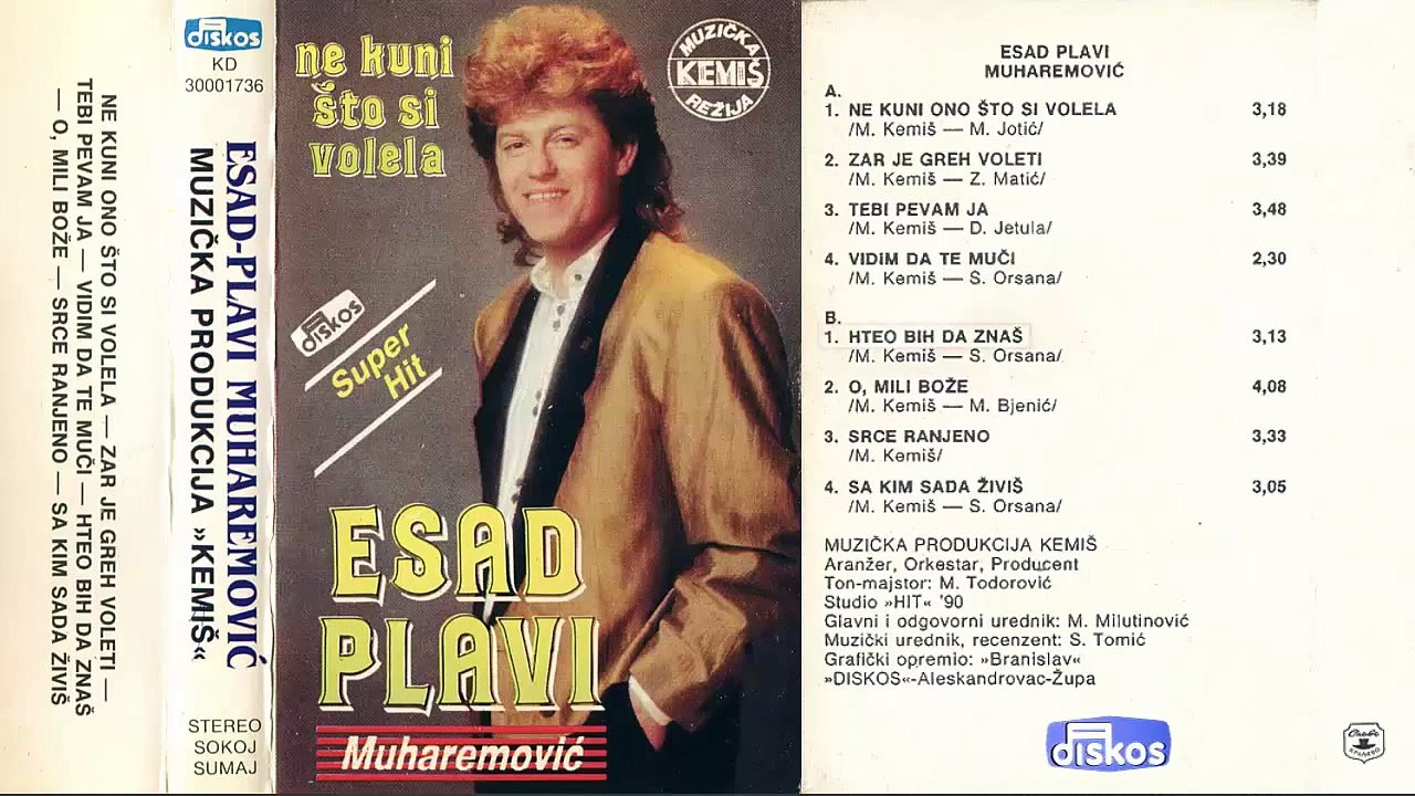 Esad Plavi - Ne kuni ono sto si volela - (Audio 1990) - CEO ALBUM