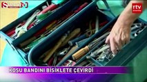 Koşu bandı yerine öyle şey yaptı ki