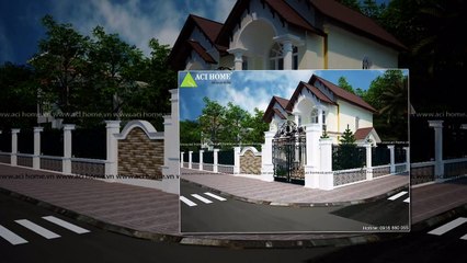 Biệt thự 2 tầng tân cổ điển Pháp - ACIHOME.VN