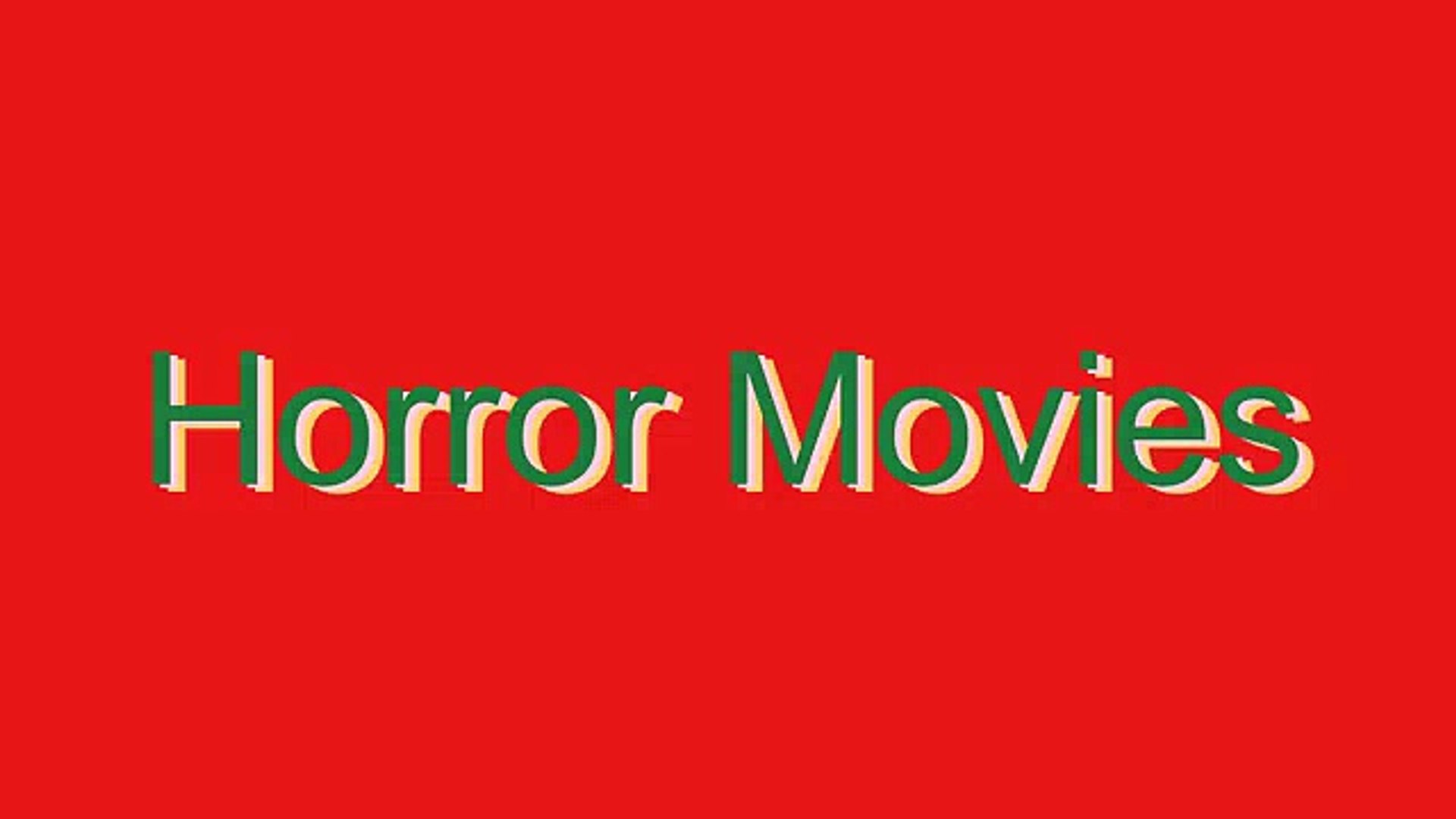 How to Pronounce Horror Movies