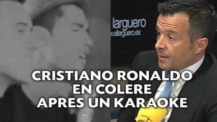 Le karaoké de Ronaldo passe mal, son agent éteint l'incendie