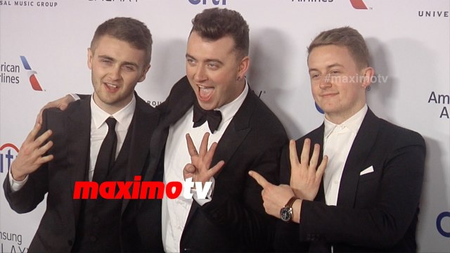 Sam Smith and Disclosure | Universal Music Group's 2015 Grammy After Party | Red Carpet