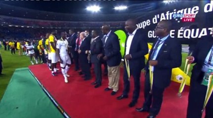 Andre Ayew crying because off losing Africa Cup Of Nations 2015 HD