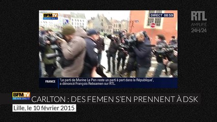 Carlton de Lille : des Femen s'en prennent à DSK