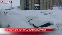 Bitlis'te 246 köy yolu ulaşıma kapandı