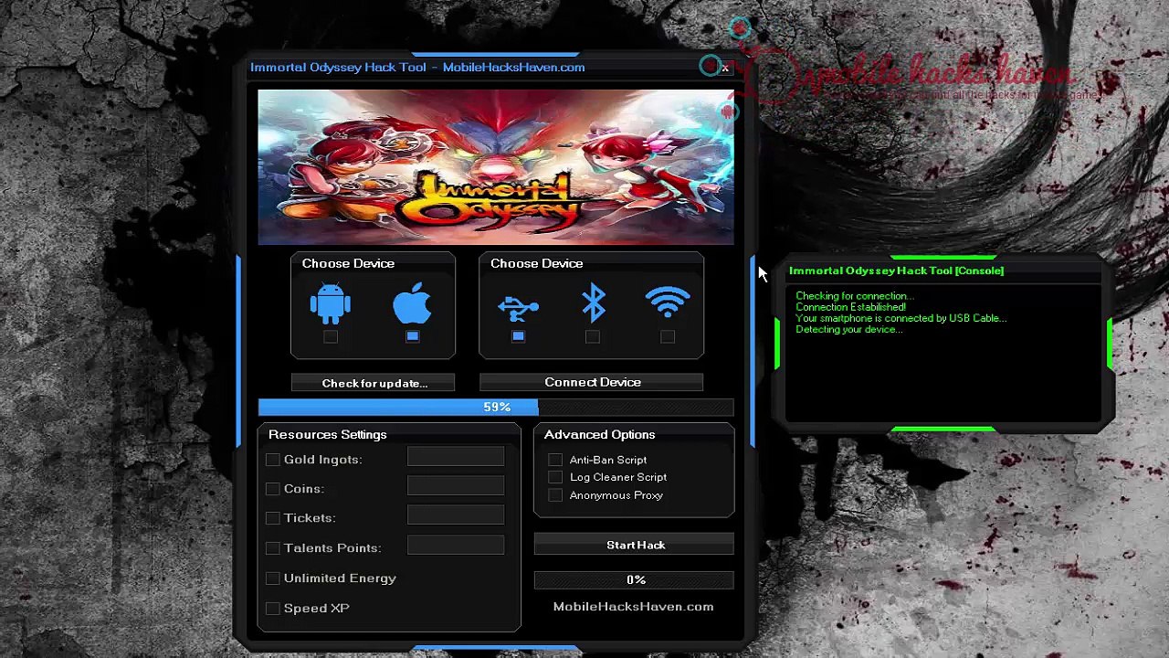 Immortal Odyssey Hack Cheats Unlimited Gold Ingots, Coins, Tickets, Talents Points, Energy, Speed XP!