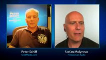 The Future of Gold - and the Libertarian Vision! Peter Schiff and Stefan Molyneux