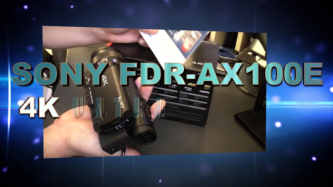 Sony 4K Camcorder FDR-AX100E Hand Strap Setup