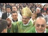 Torre del Greco (NA) - Il cardinale Sepe celebra messa nella Basilica di Santa Croce (08.02.15)