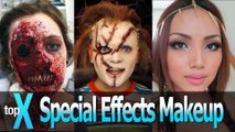 Top 10 YouTube Special Effects Makeup Channels -  TopX Ep.12