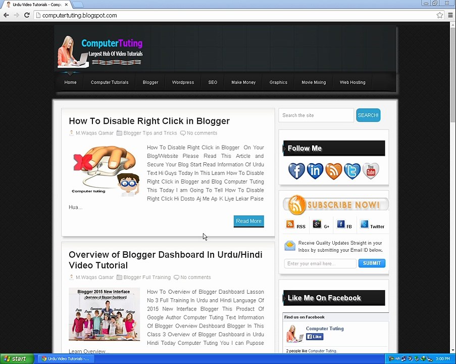 Computer Tuting Introduction