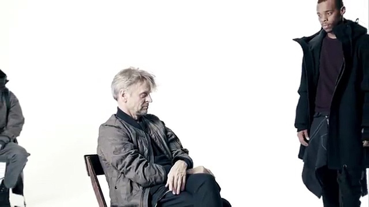 Georgie Greville pour Rag & Bone - vêtements et accessoires, «Collection automne hiver, avec Lil Buck, Mikhail Baryshnikov» - février 2015