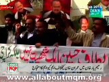 MQM protest in Rahim Yar Khan against Imran khan's statement
