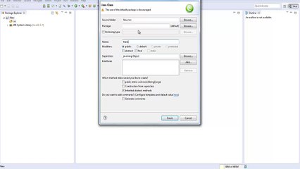 Create and export a Java application