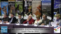 VIAS - 2015 - CONSEIL d'AGGLOMERATION HERAULT MEDITERRANNEE - 9 Février 2015