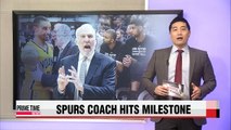Spurs' Gregg Popovich earns 1,000th win as coach