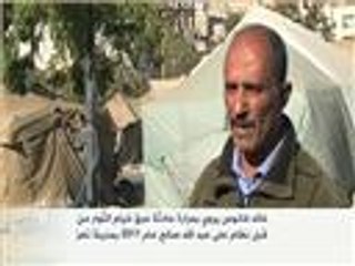 خالد فانوس يروي تفاصيل حرق خيم الثوار بتعز اليمنية