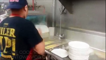 Holy Dishes! Is this Man the world's Fastest Dishwasher?