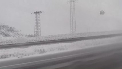 Kahramanmaraş- Kayseri Karayolunda Ulaşım Güçlükle Sağlanıyor