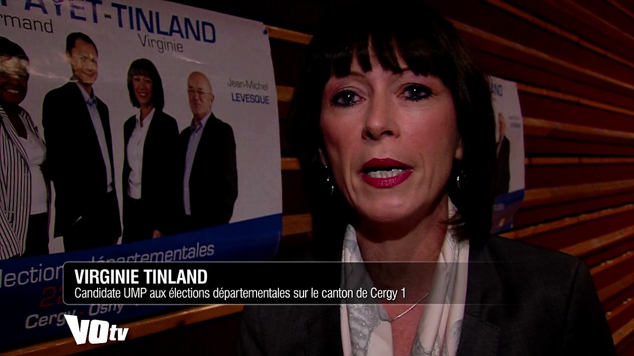 VOtv Virginie Tinland, candidate aux élections départementales sur le canton de Cergy 1