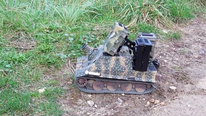 DRONE TERRESTRE EN ZONE SEMI URBAINE ABANDONNEE