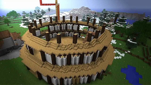 Minecraft Timelapse Chinese Temple