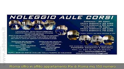 ROMA,   IN AFFITTO  APPARTAMENTO  RE DI ROMA MQ 150 NUMERO LOCALI > CINQUE