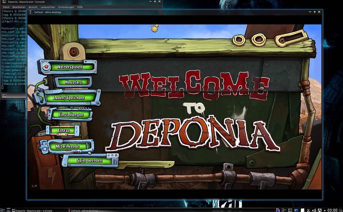 Arch Linux : Deponia [wine]
