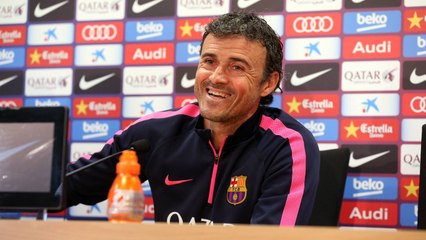 Luis Enrique: "Sabemos lo que podemos mejorar"
