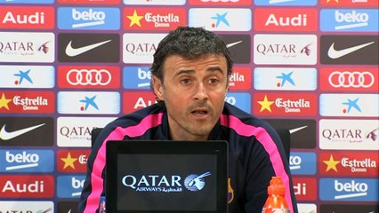 Luis Enrique: ''Nunca me he sentido en una situación límite''