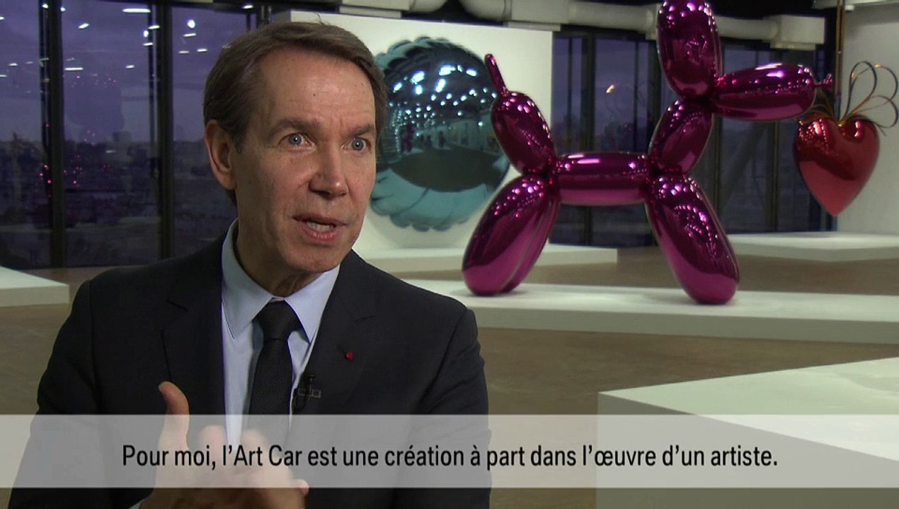 Art Cars de l'exposition "Jeff Koons, la rétrospective" au centre Georges Pompidou à Paris