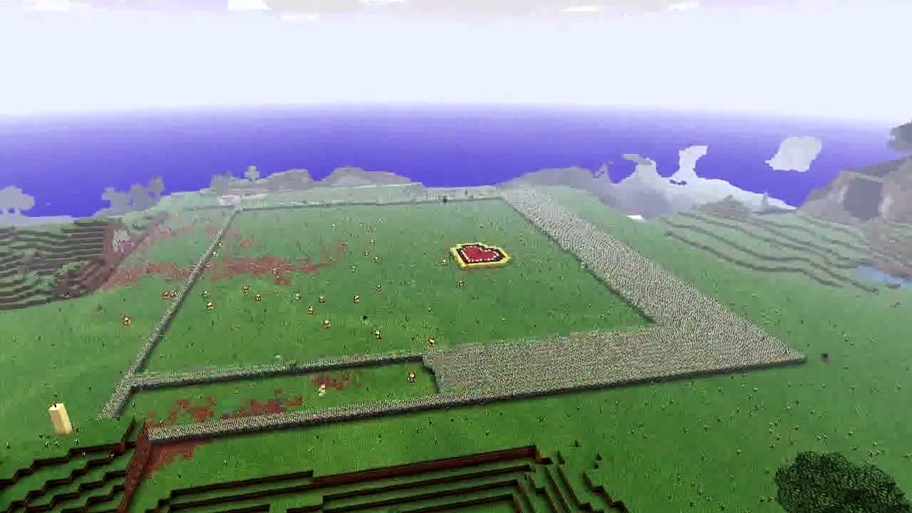 Minecraft Timelapse   Huge Train Station