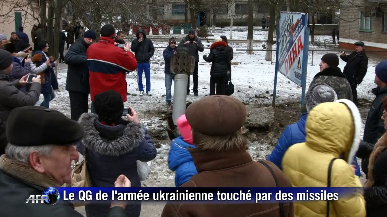 L'état-major de l'armée ukrainienne bombardé à Kramatorsk