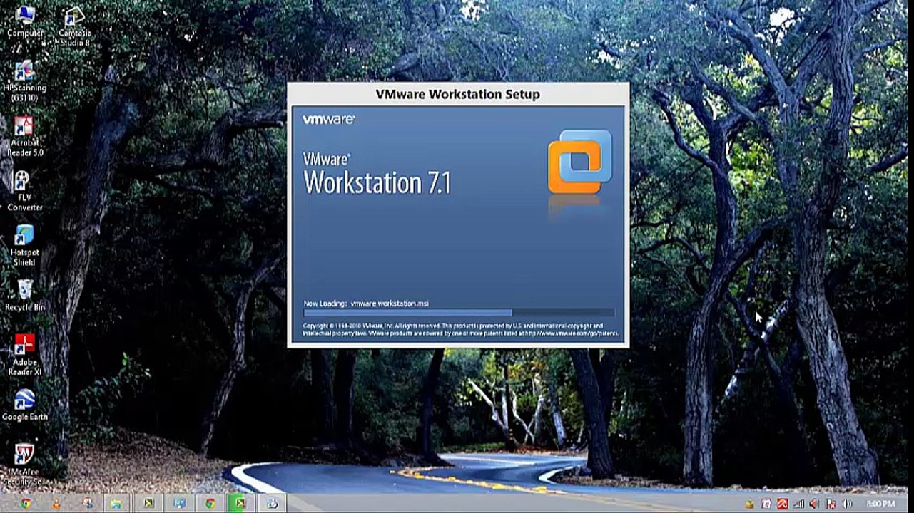 How to install server 2008 in VMWare