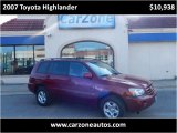 2007 Toyota Highlander Baltimore Maryland | CarZone USA