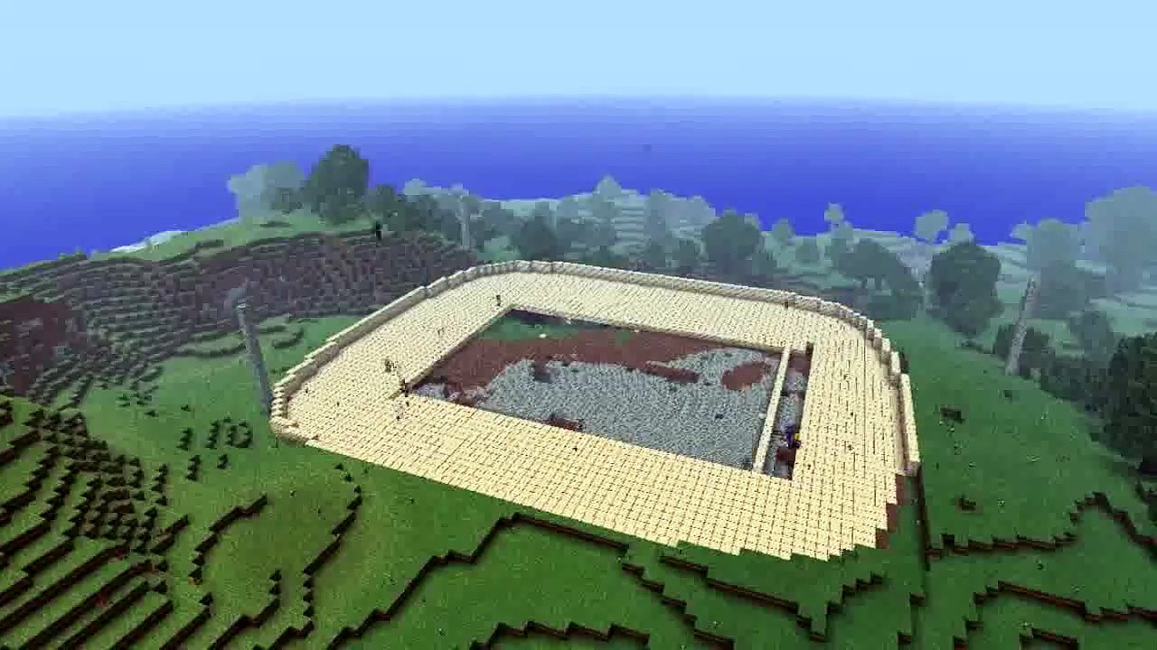 Minecraft Timelapse   Spleef Arena