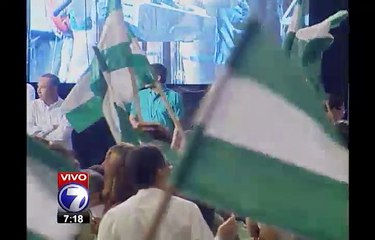 Johnny Araya compartió en Palmares con familia y amigos tras anuncio de candidatura