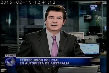 Persecución policial en una autopista de Australia