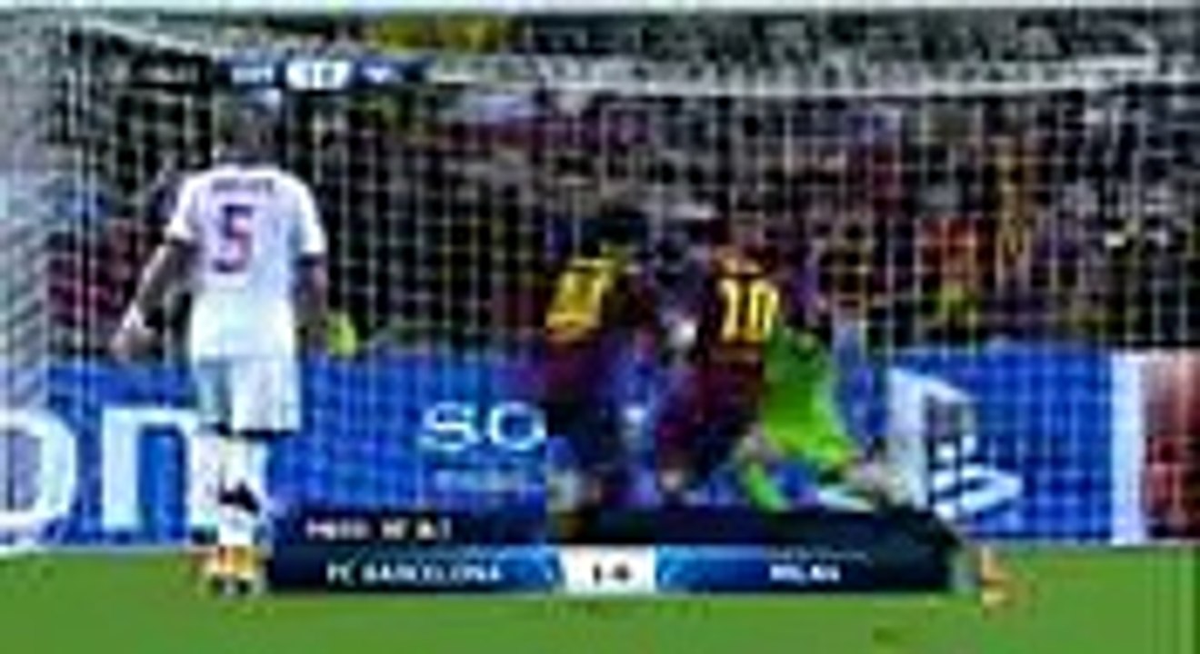 FC Barcelona - AC Milan 3:1 All Goals Highlights 06.11.2013