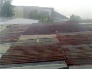 Lluvia, granizo y vientos afectan Heredia la tarde de este jueves