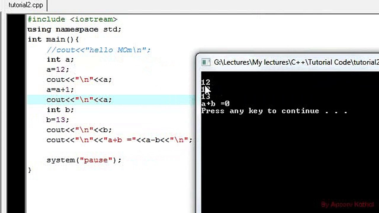 C++ in Urdu Lesson 04 (multifolders.com)