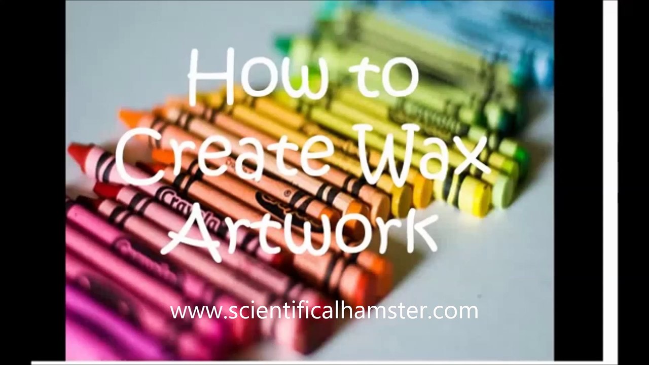 How to Create Art by Melting Crayons