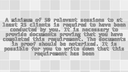 The Application For EMDR Certification