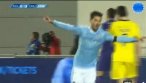 David Villa Firts Goal New York City FC vs St. Mirren 2-0 Friendly Pre-Sesion 2015