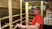 Utah County General Contractor Customizes Food Storage During Highland Basement Finish